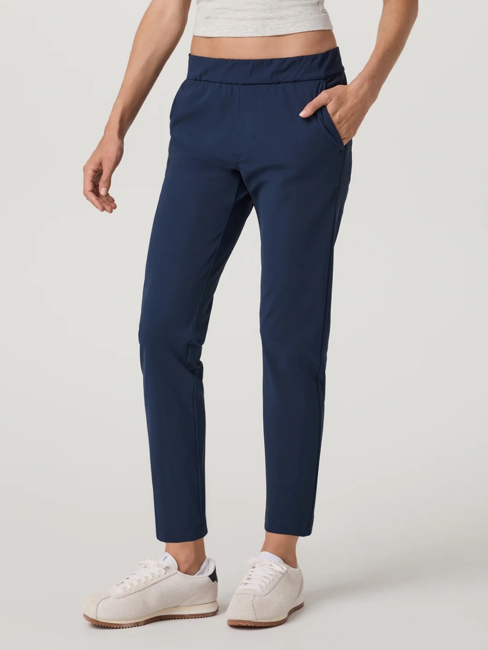 Vuori Miles Ankle Pants in Blue Coast Size Large